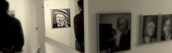 Stenningsbillede fra udstilling Refugiet i Kolding.